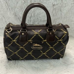 LongChamp Boston Bag all leather Vintage Long Champ